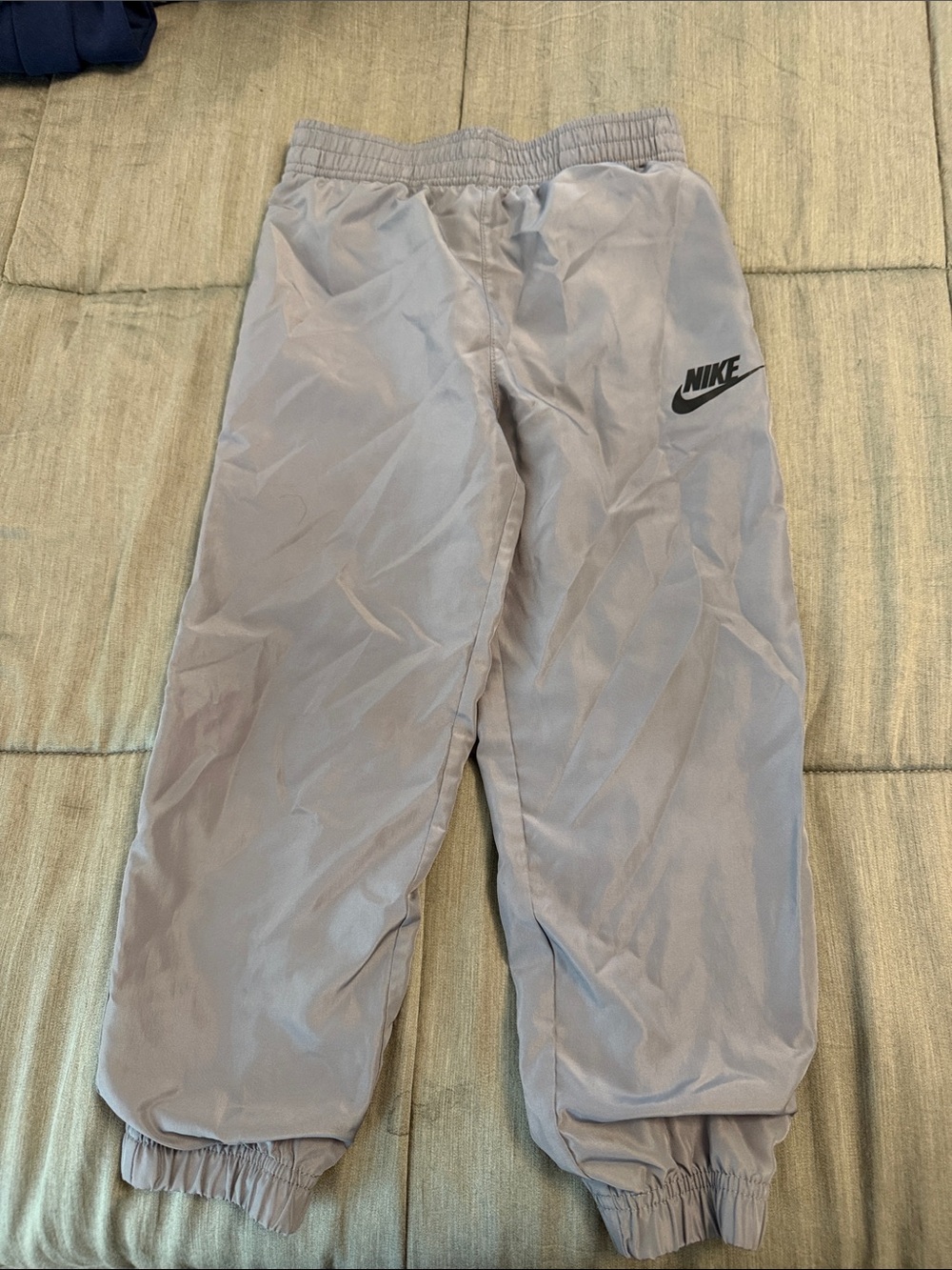 Nike Kids Light Gray Athletic Joggers